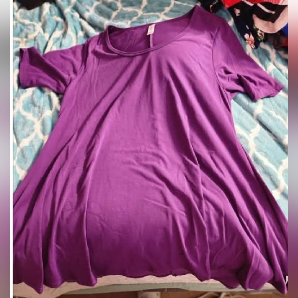 LuLaRoe Purple Tunic Top